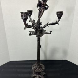 BRONZE ROMAN GRAND TOUR ROME CANDELABRA POMPEII CANDELABRUM HERCULANEUM