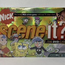 SCENE IT Nick Nickelodeon Trivia DVD Board Game 2006 Edition