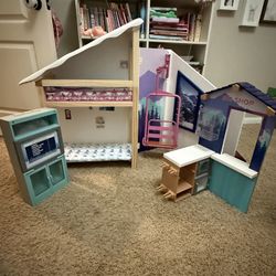 American Girl Ski Chalet bedroom