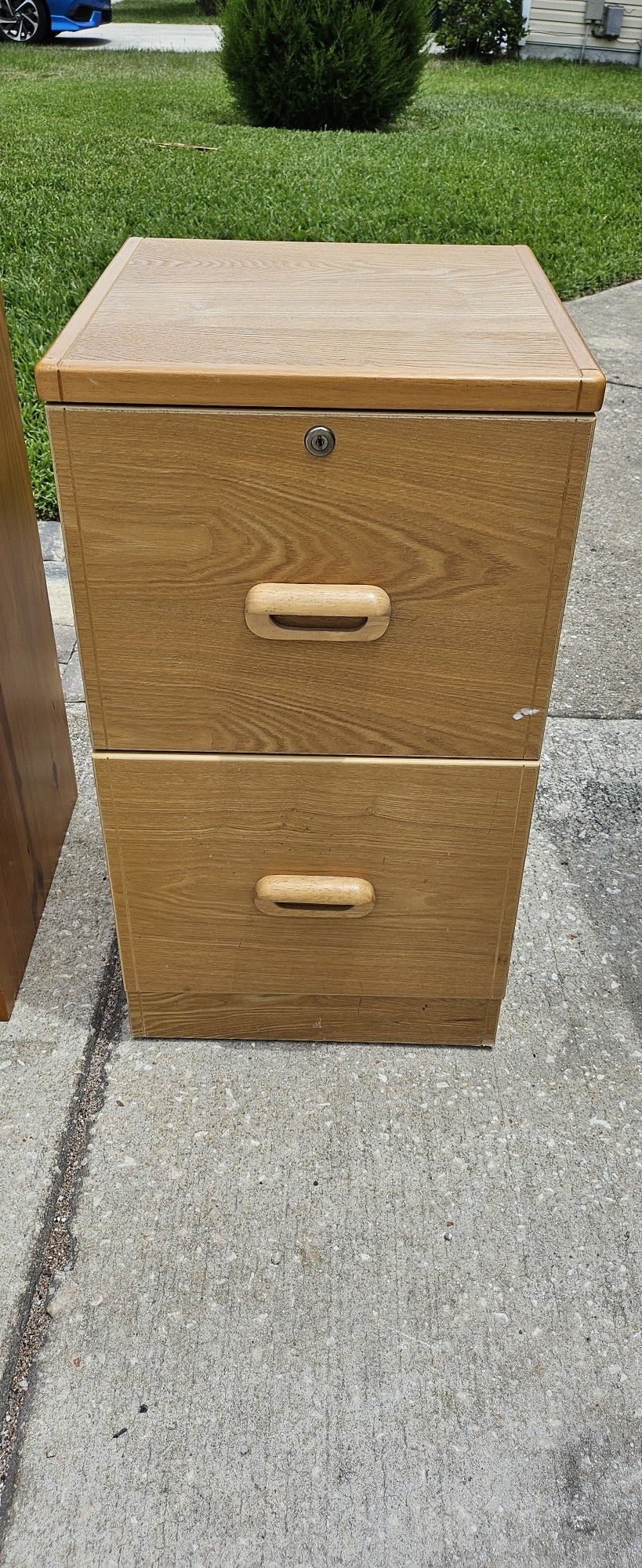 Wooden Filing Cabinet