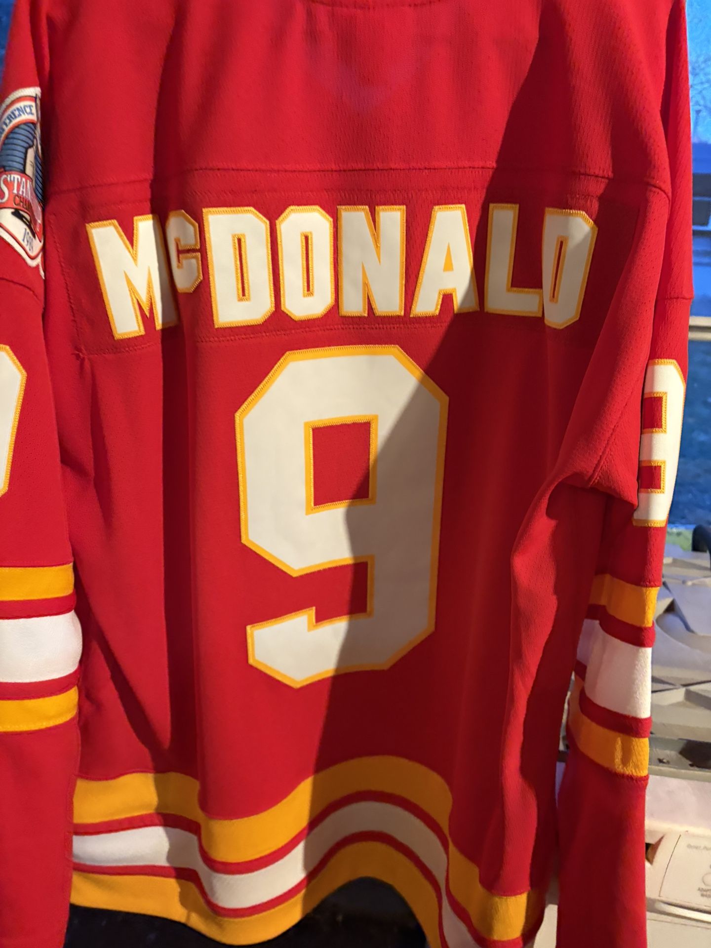 Lanny McDonald 1988-89 Calgary Flames “C” Jersey
