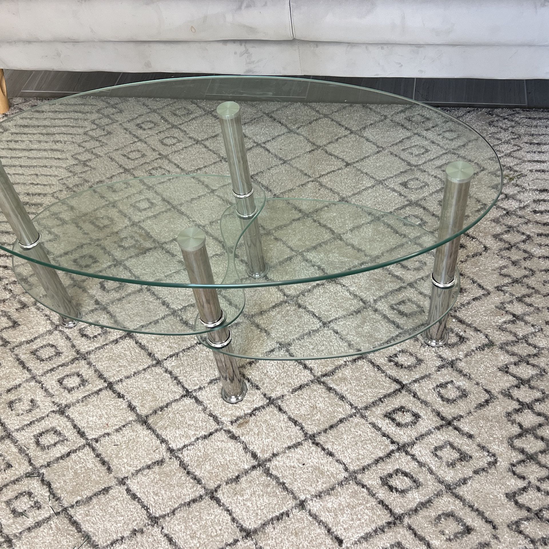 Coffee Table - Side Table glass