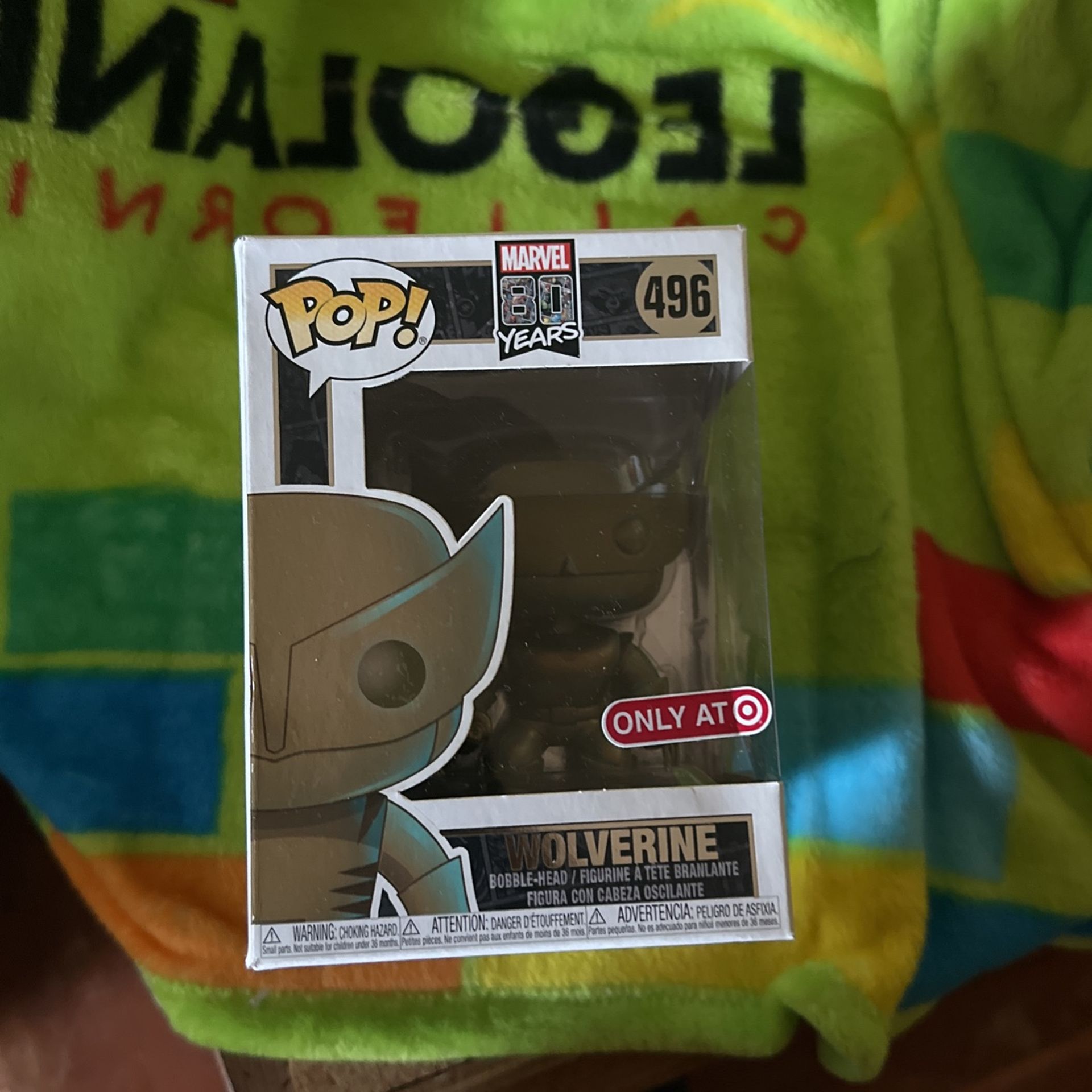 Funko Pop! Marvel WOLVERINE #496 Bronze Patina 80 Years TARGET EXCLUSIVE