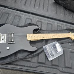Black Rise Electric Guitar By Sawtooth