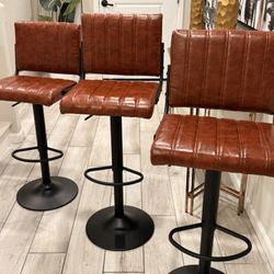 New Ish Adjustable Bar Stools Swivel 
