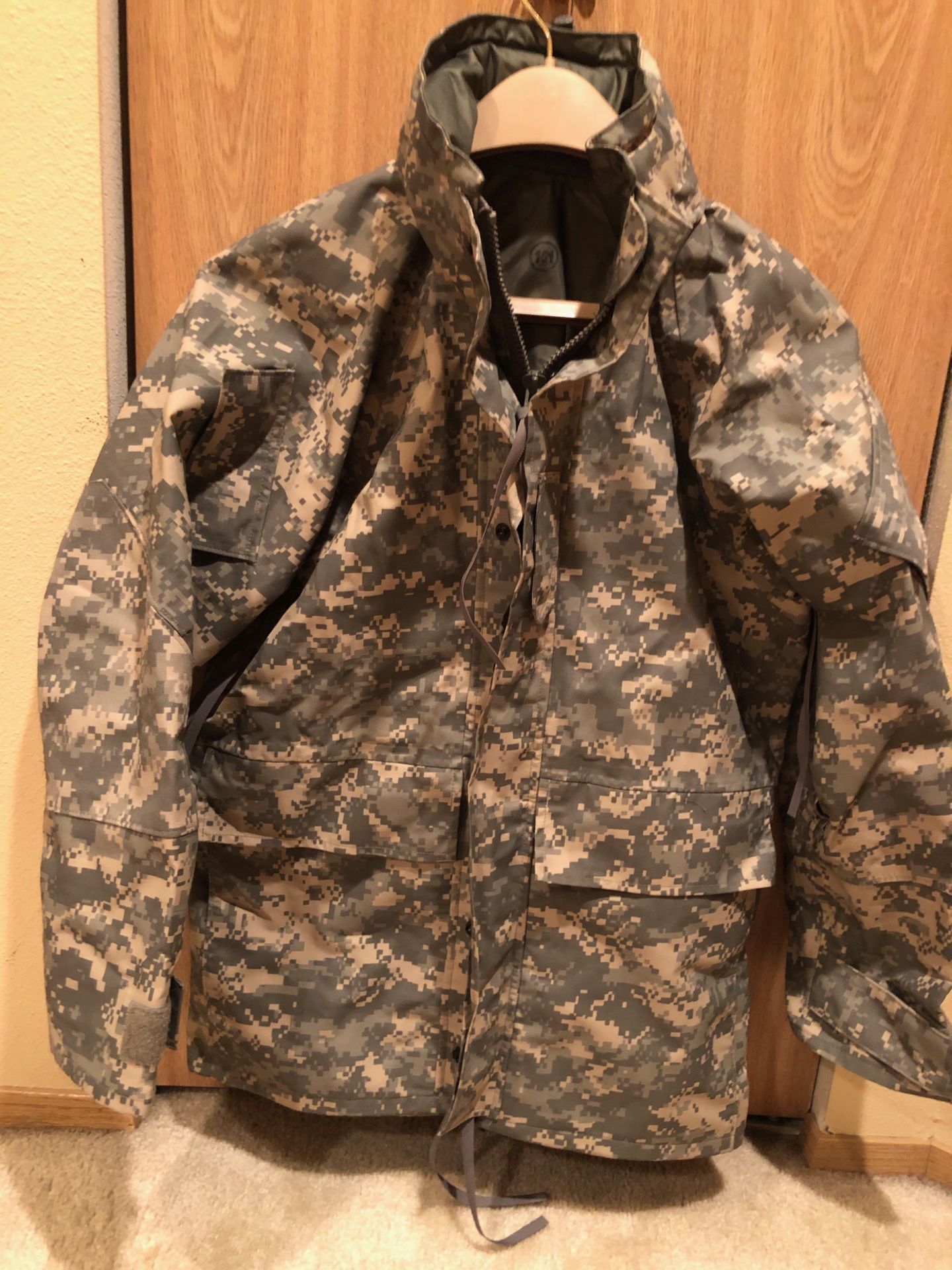 XS Short Military Camouflaged Rain