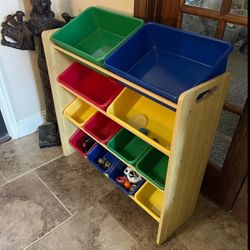 Multicolor Kids Toy Storage Organizer Playroom 