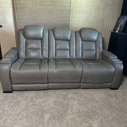 Leather Couch 
