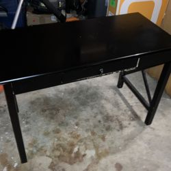 Black End Desk Table