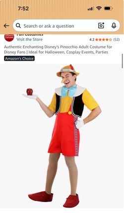Pinocchio Adult Costume