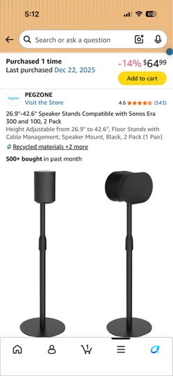 Sonos compatible Speaker Stands -2