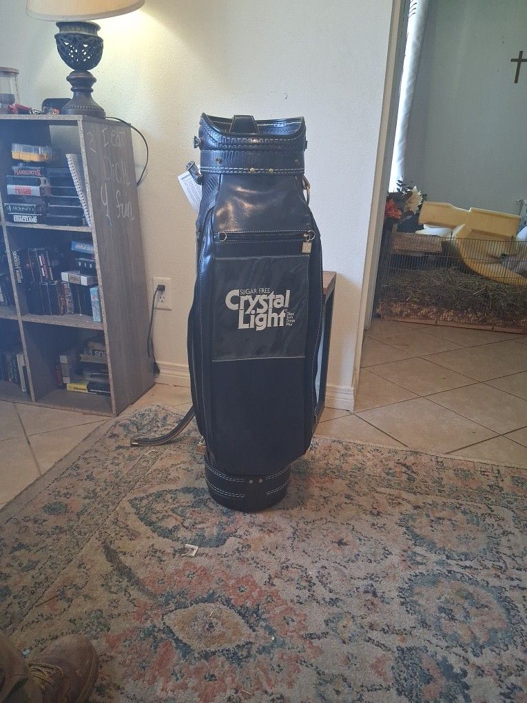 Vintage "Crystal Light Golf Bag "