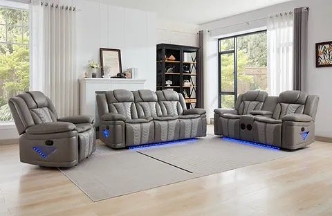 BRAND NEW! Innova Grey3-PC Reclining Set