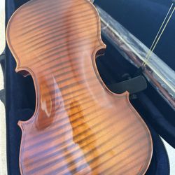 4/4 Rothenberg Violin Maple Flame Back with New Bow, Digital Tuner, Shoulder Rest $250 Firm