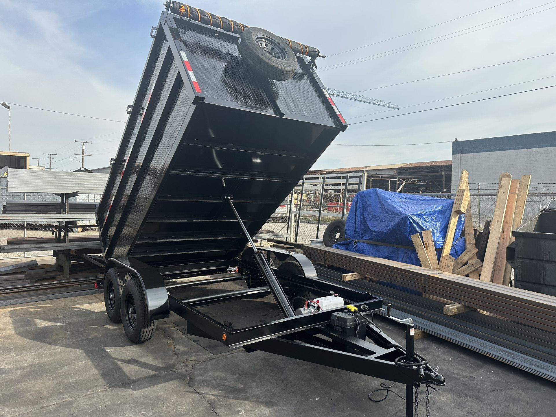 8x12x4 Dump Trailer BRAND NEW!!!