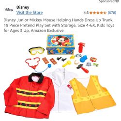 Mickey Helping Hands Dress Up Trunk 