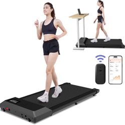 Walking Pad,Under Desk Treadmill,Treadmills for Home Office,300 Lb Capacity,3.0HP Portable Walking Pad Jogging Running Machine with Remote Control and
