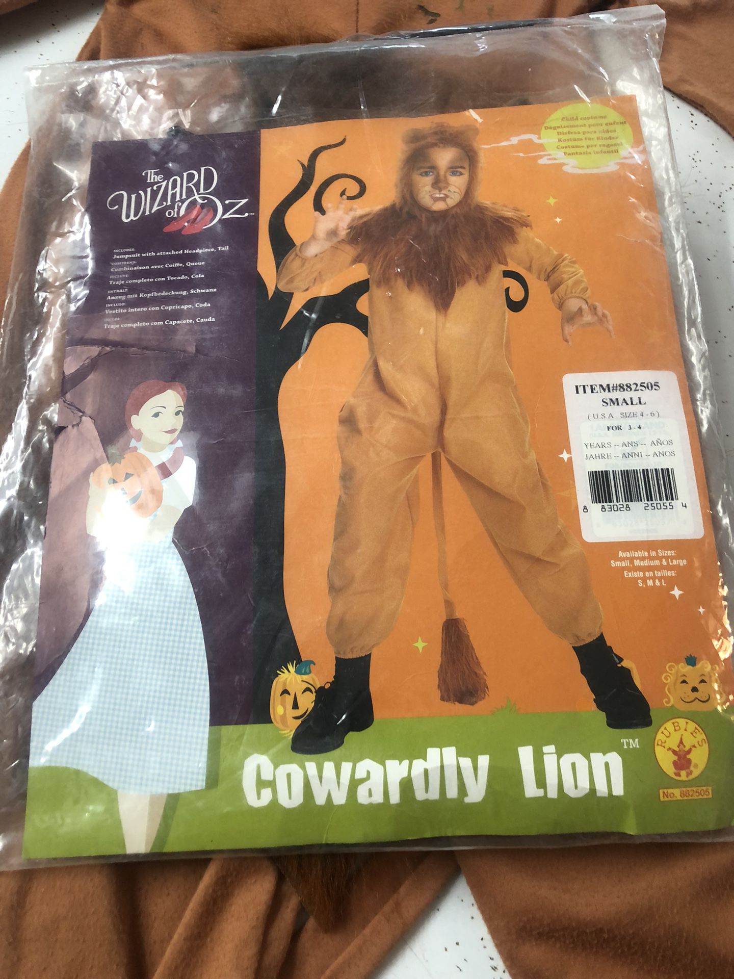 Halloween Costume: The Lion From Wizard Of Oz