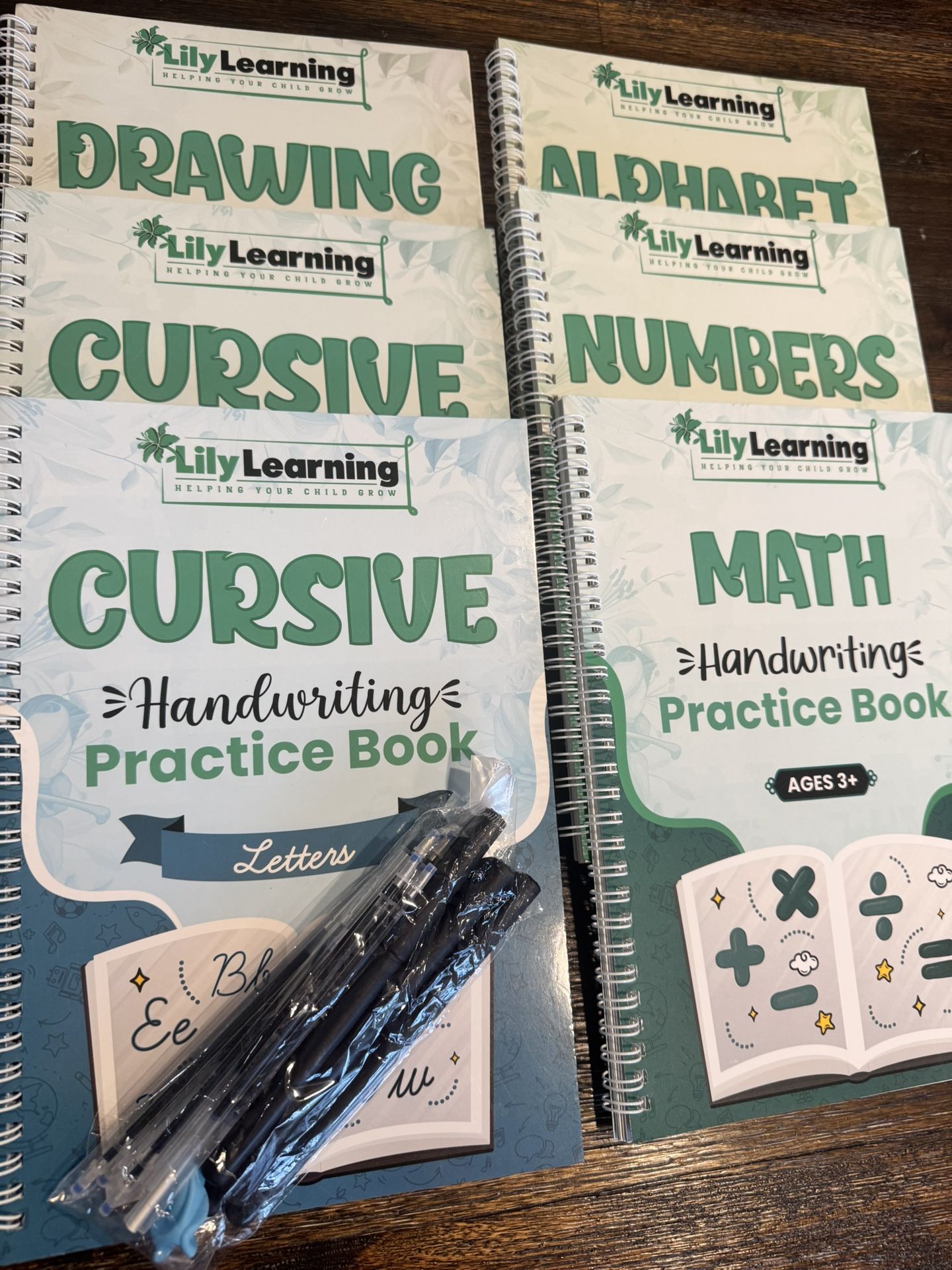 Lily Learning Handwriting Practice Books