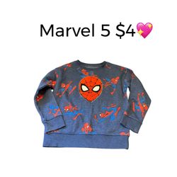 Marvel Sweater Great Condition Size 5 💖💖FF