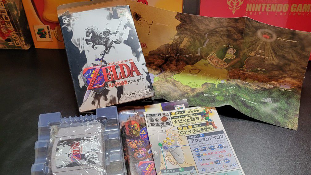 Zelda Ocarina of Time - Complete In Box & Like New - Japanese Version