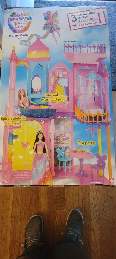 Barbie Dreamtopia Rainbow Cove Princess Castle
