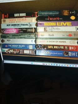 VHS ROCK AND COUNTRY CONCERTS