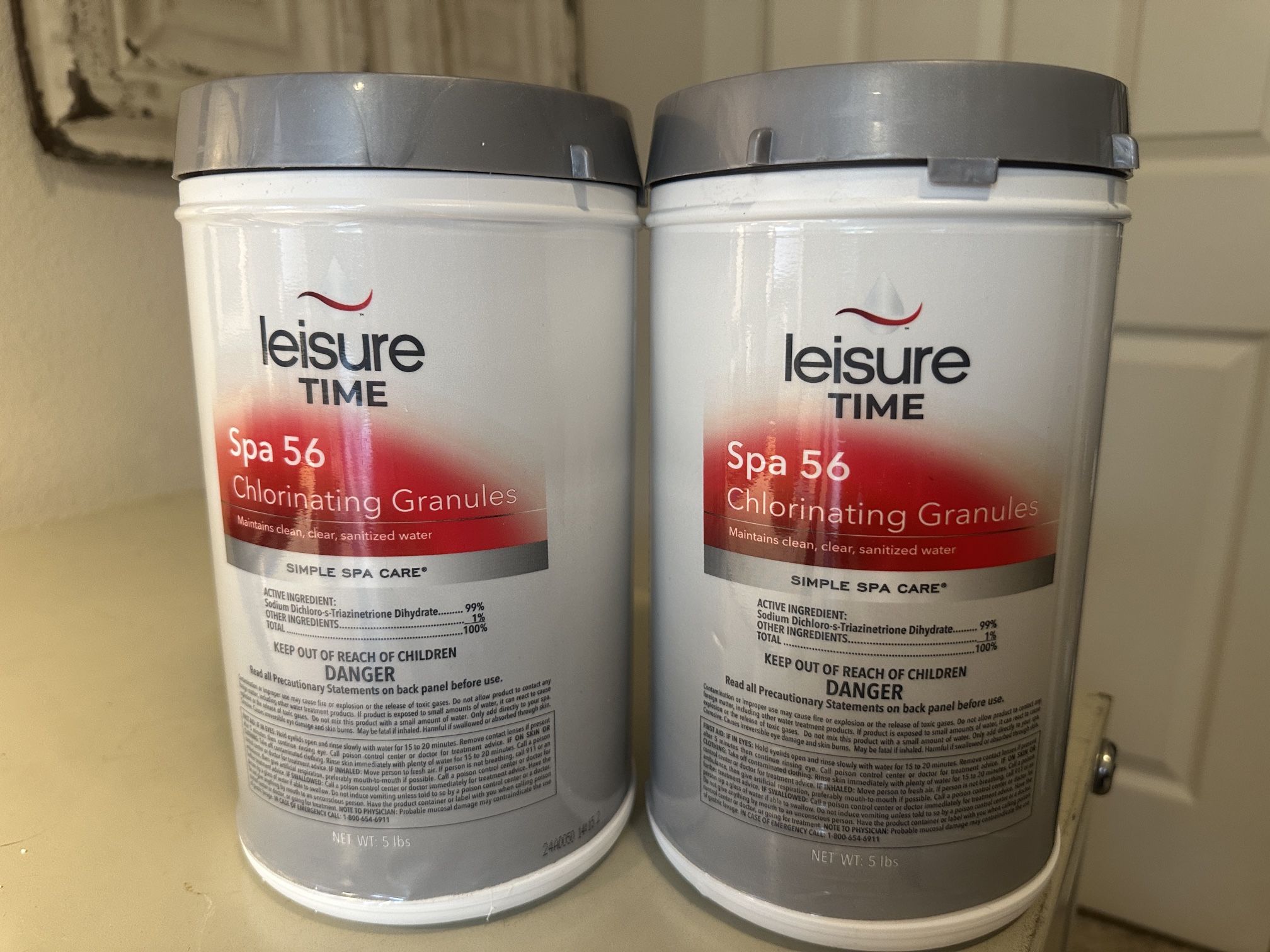 To Leisure Time Spa 56 Chlorinating Granules For Spas And Hot Tubs 5 Lb Each