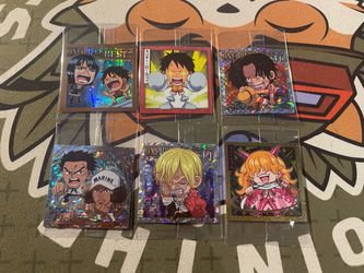 One Piece Mini Sheet Sticker Lot