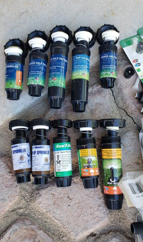 Sprinklers - Rainbird, Orbit. and Asst. Parts