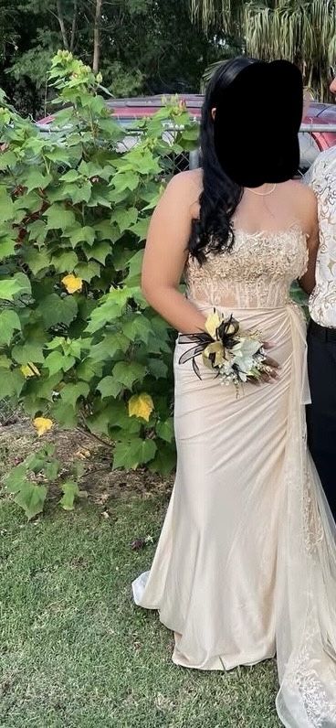 Champagne Prom Dress