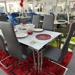 7 Pc Dining Set 