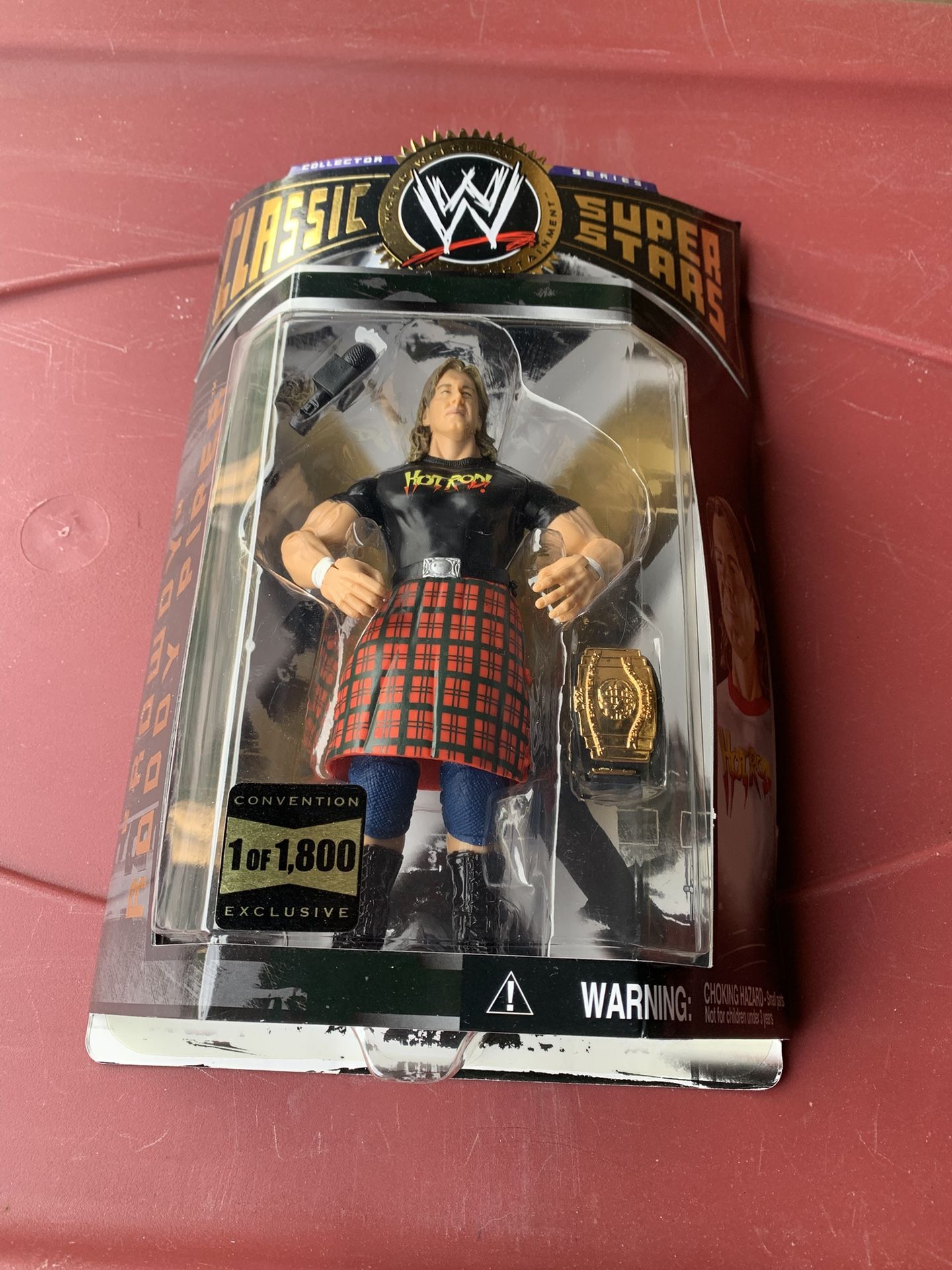 WWE classic Superstars Roddy Piper 1 Of 1800 Convention Exclusive Action Figure