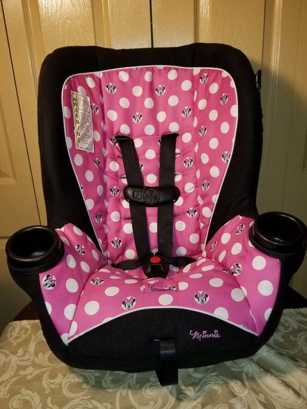 Disney Minnie Mouse Pink Cosco Convertible 2 In 1 Car Seat 5 40lbs Exp Jan 2024 Rear And Forward Facing For Pompano Beach Fl Offerup