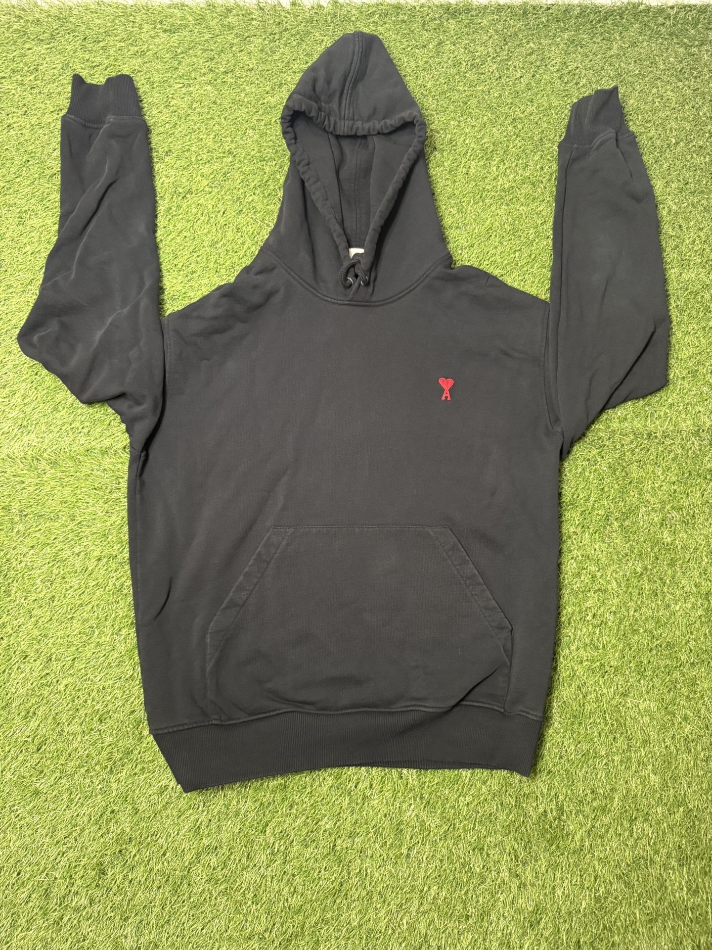 Ami Paris De Coeur Cotton Hoodie