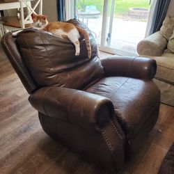 Free Leather Recliner