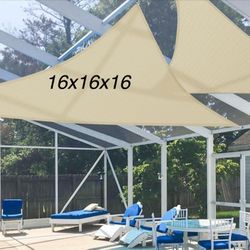 16 X 16 X 16 Triangle Sun Sail Shade