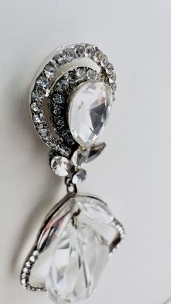 Woman’s Silver Drop Earrings 