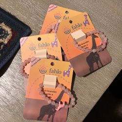 kenya orchid pink fahlo giraffe animal tracking braceletsi