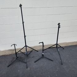 Guitar  And Microphone Stand