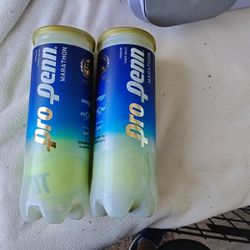2 Cans Of Tennisballs New