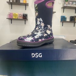 Girls Purple Snow Boots