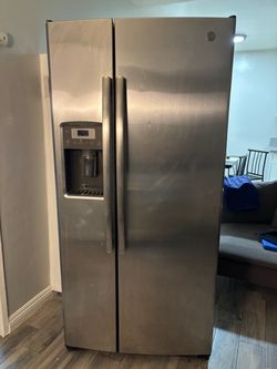 GE Stainless Steel Side-by-Side Refrigerator