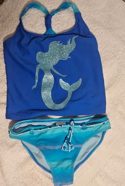 Wonder Nation mermaid Swimsuit size 7/8 girls