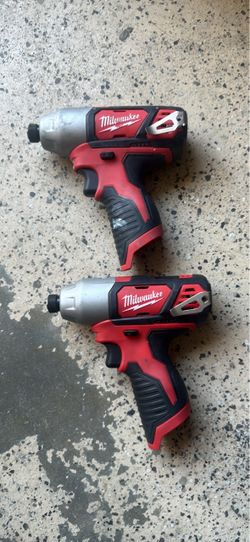 Milwaukee 1/4” hex impact driver