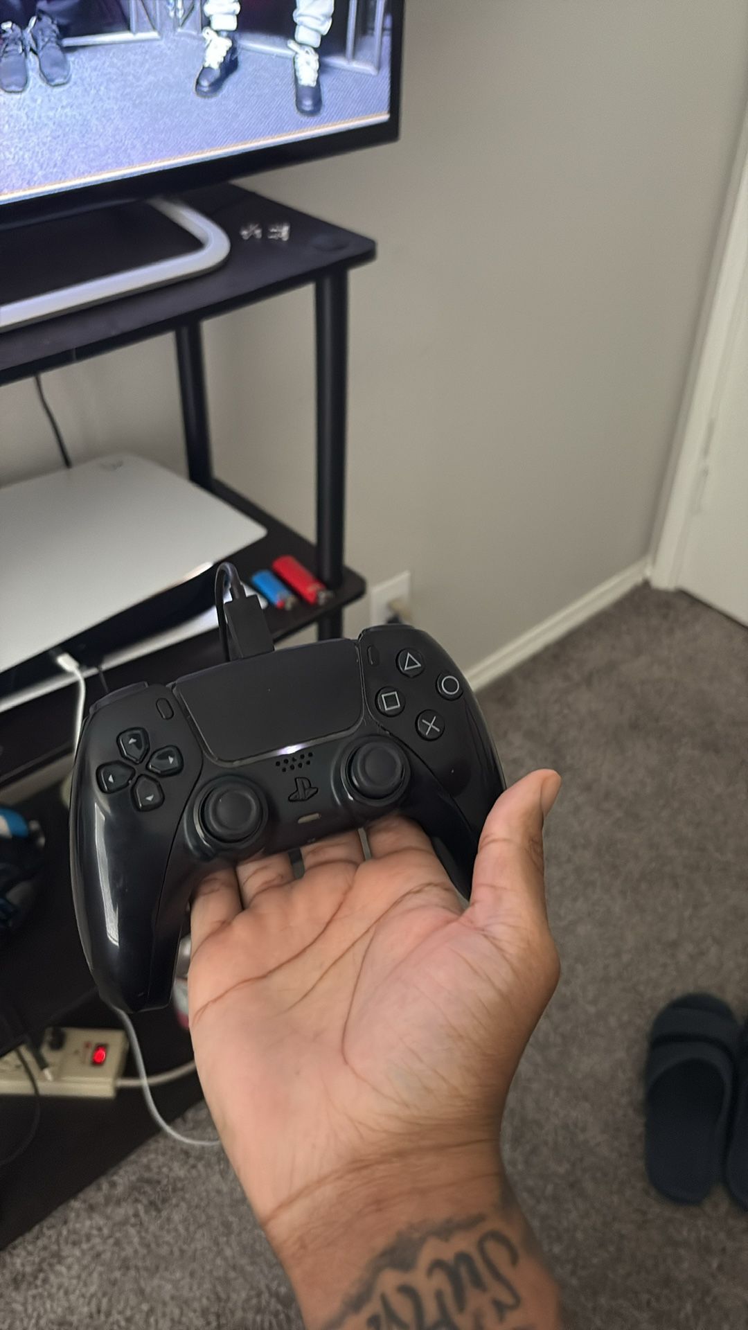 Ps5 wireless controller with sony headphones