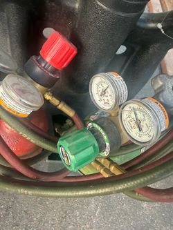 Victor Oxygen Acetylene Cutting Torch Set with Cylinders