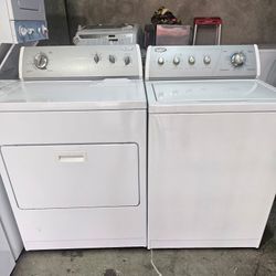 TOP LOAD WASHER & GAS DRYER WHIRLPOOL 
