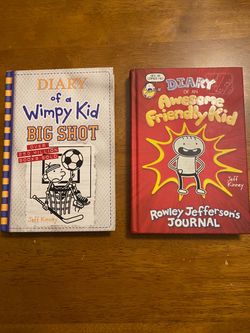 Diary of a Wimpy Kid Big Shot & Awesome Friendly Kid Books