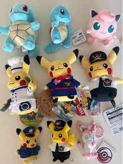 Pokemon Center Plushys